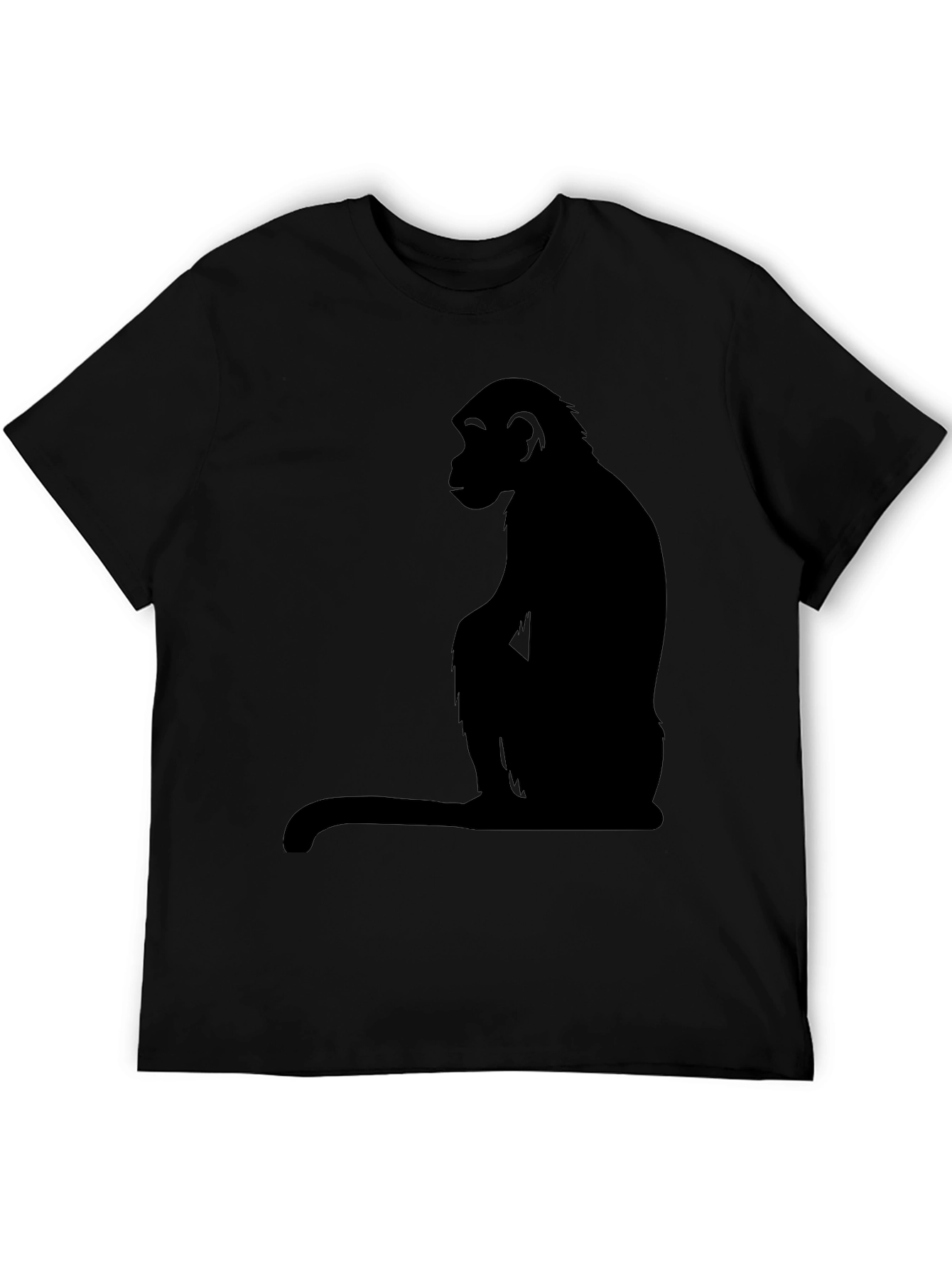 Black Monkey Silhouette T-Shirt