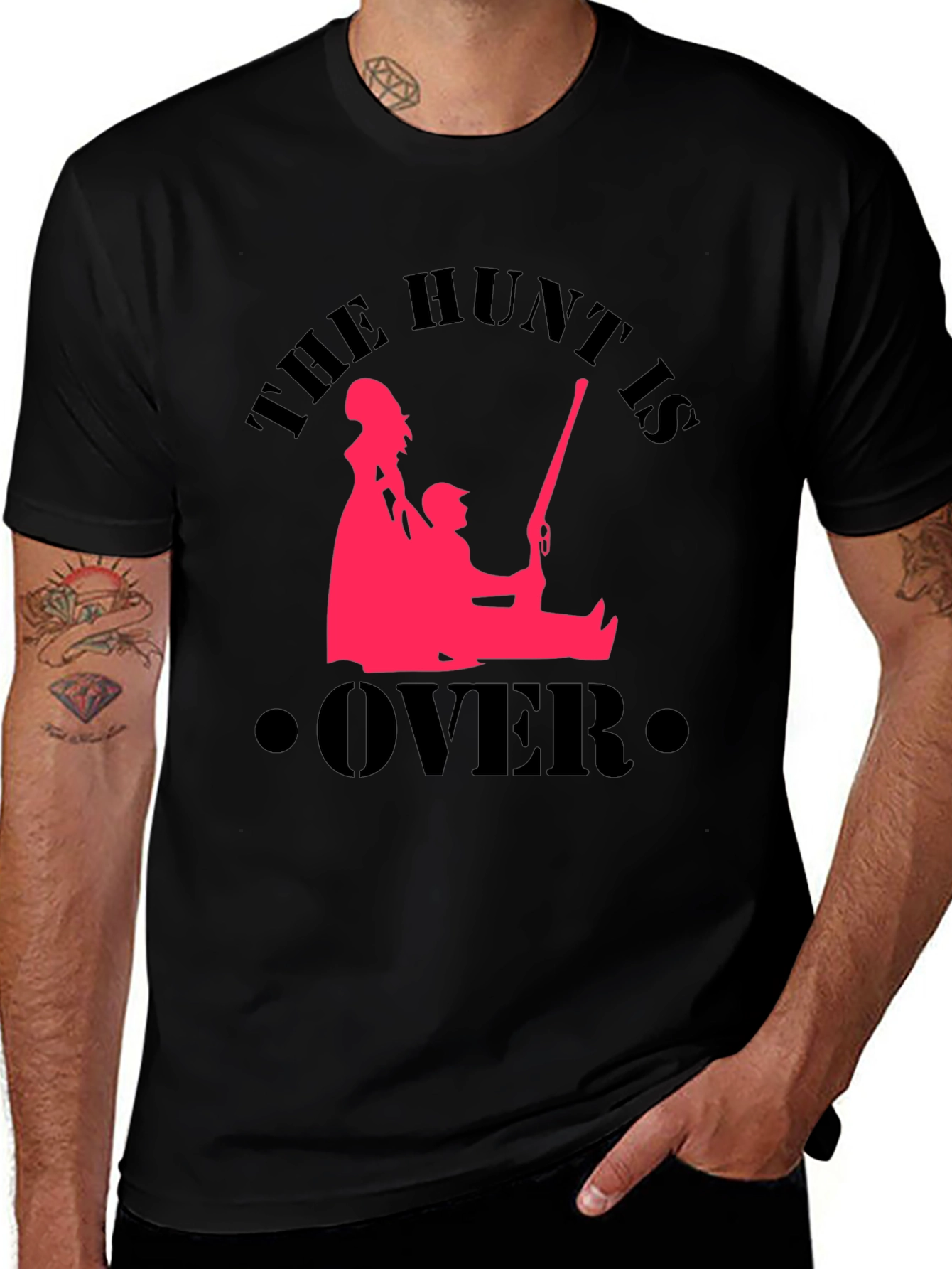 The Hunt Is Over Graphic Tee