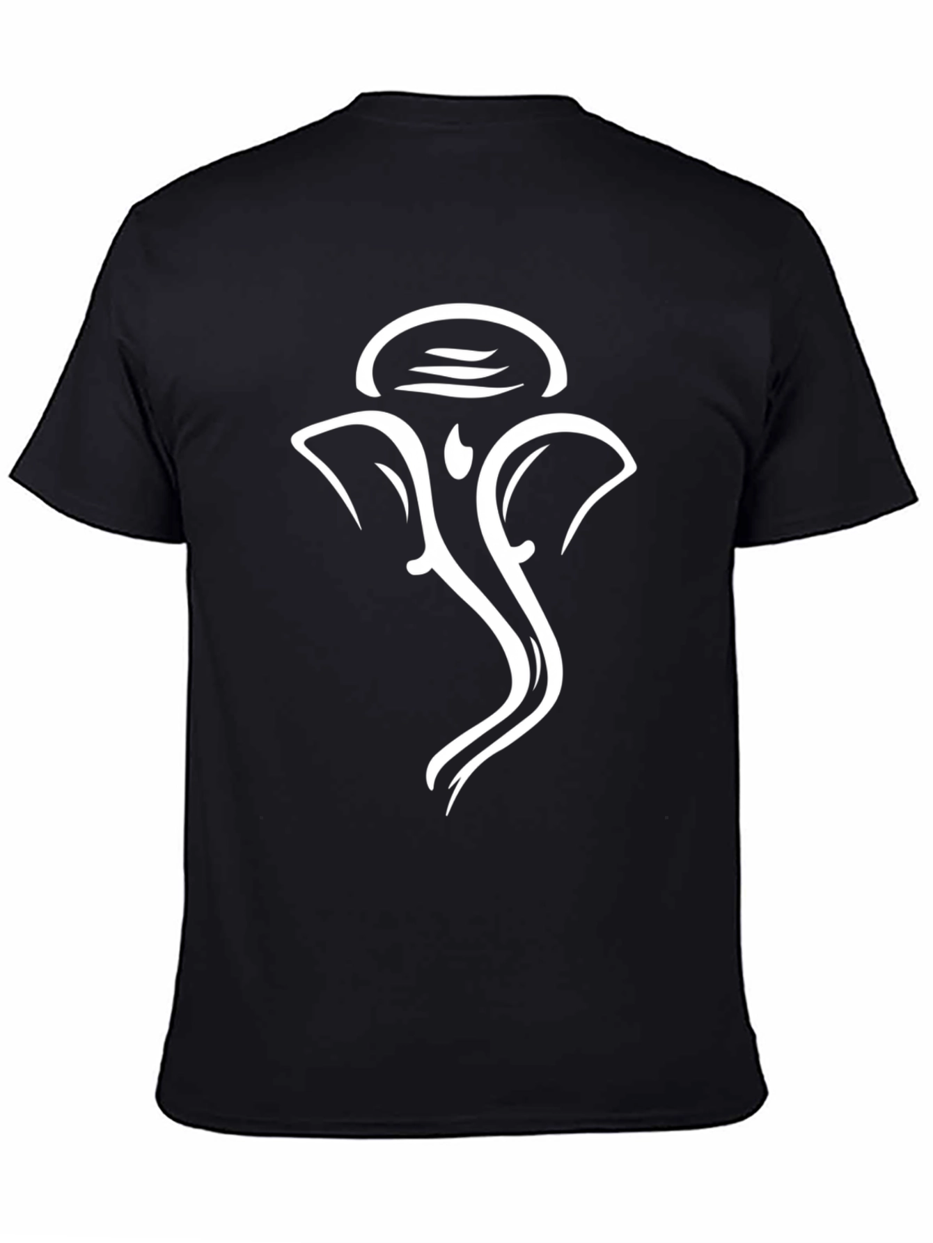 Ganesh Graphic T-Shirt - Black Cotton Tee