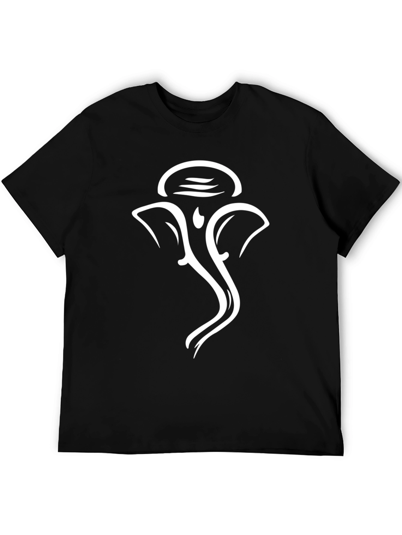 Ganesh Graphic T-Shirt - Black Cotton Tee