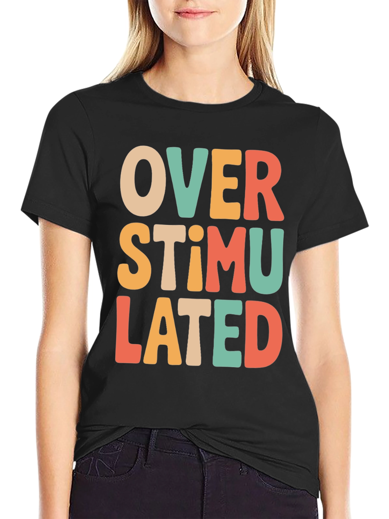 Overstimulated Retro T-Shirt - Comfort & Style