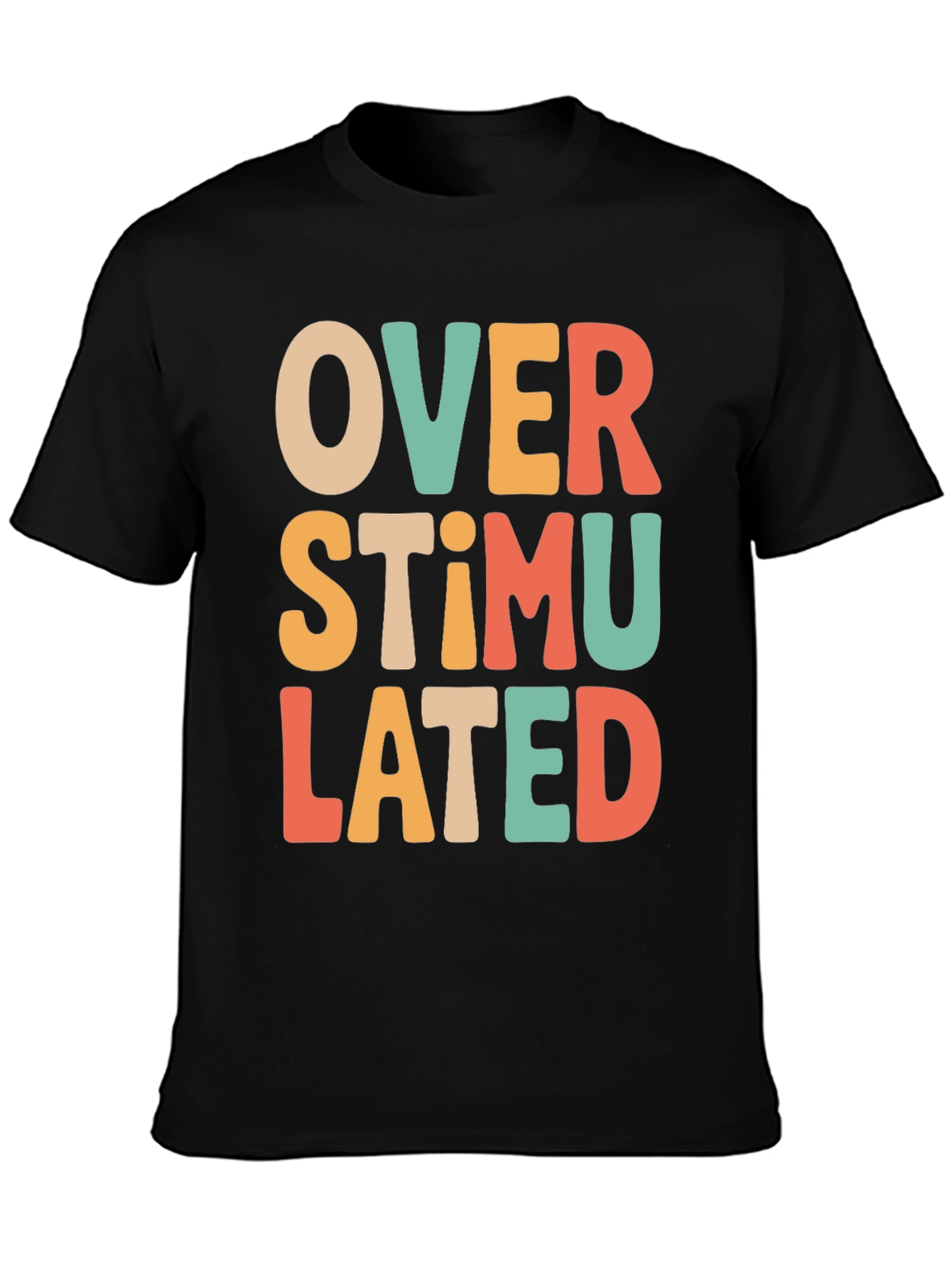 Overstimulated Retro T-Shirt - Comfort & Style