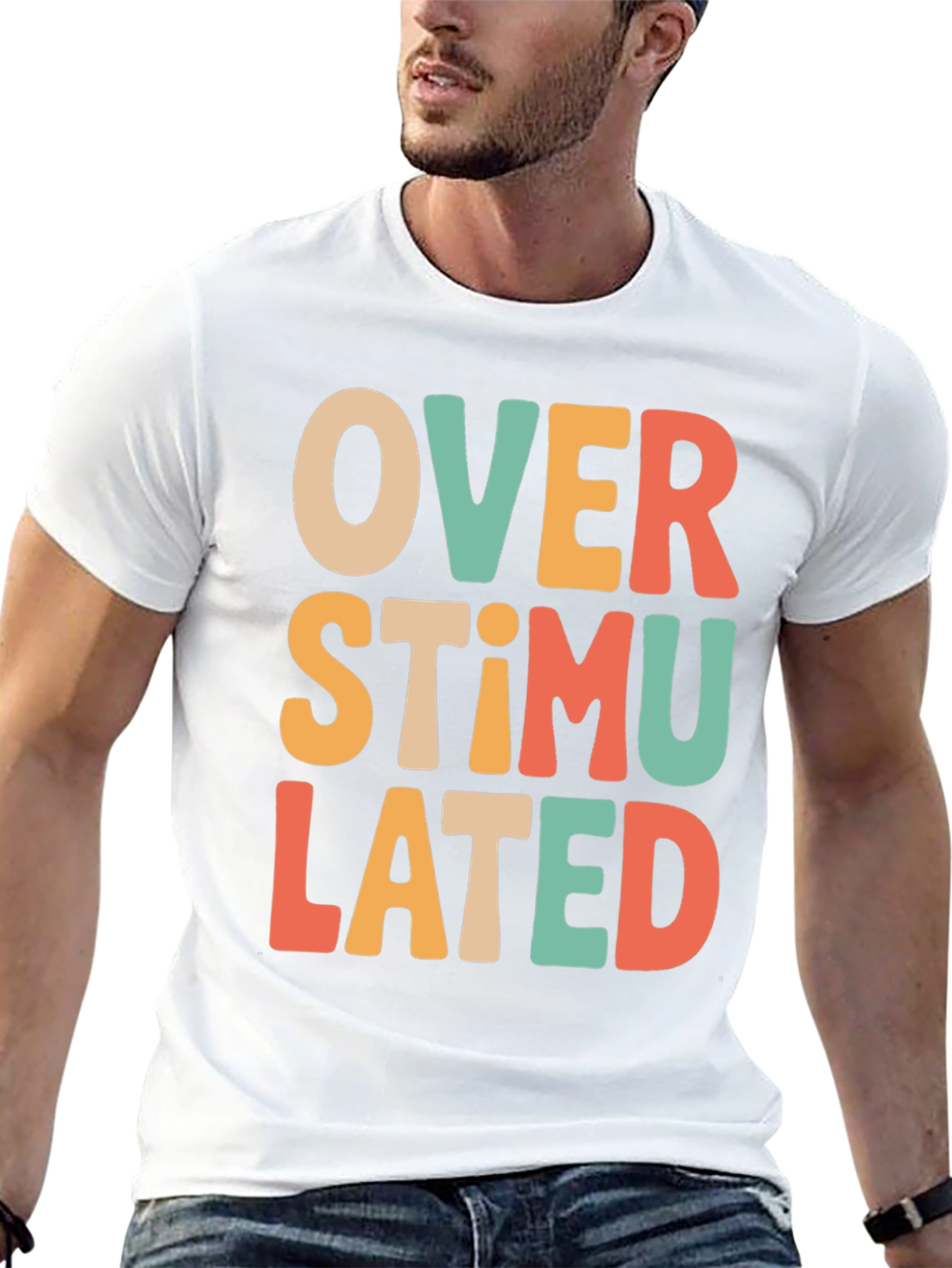 Overstimulated Retro T-Shirt - Comfort & Style