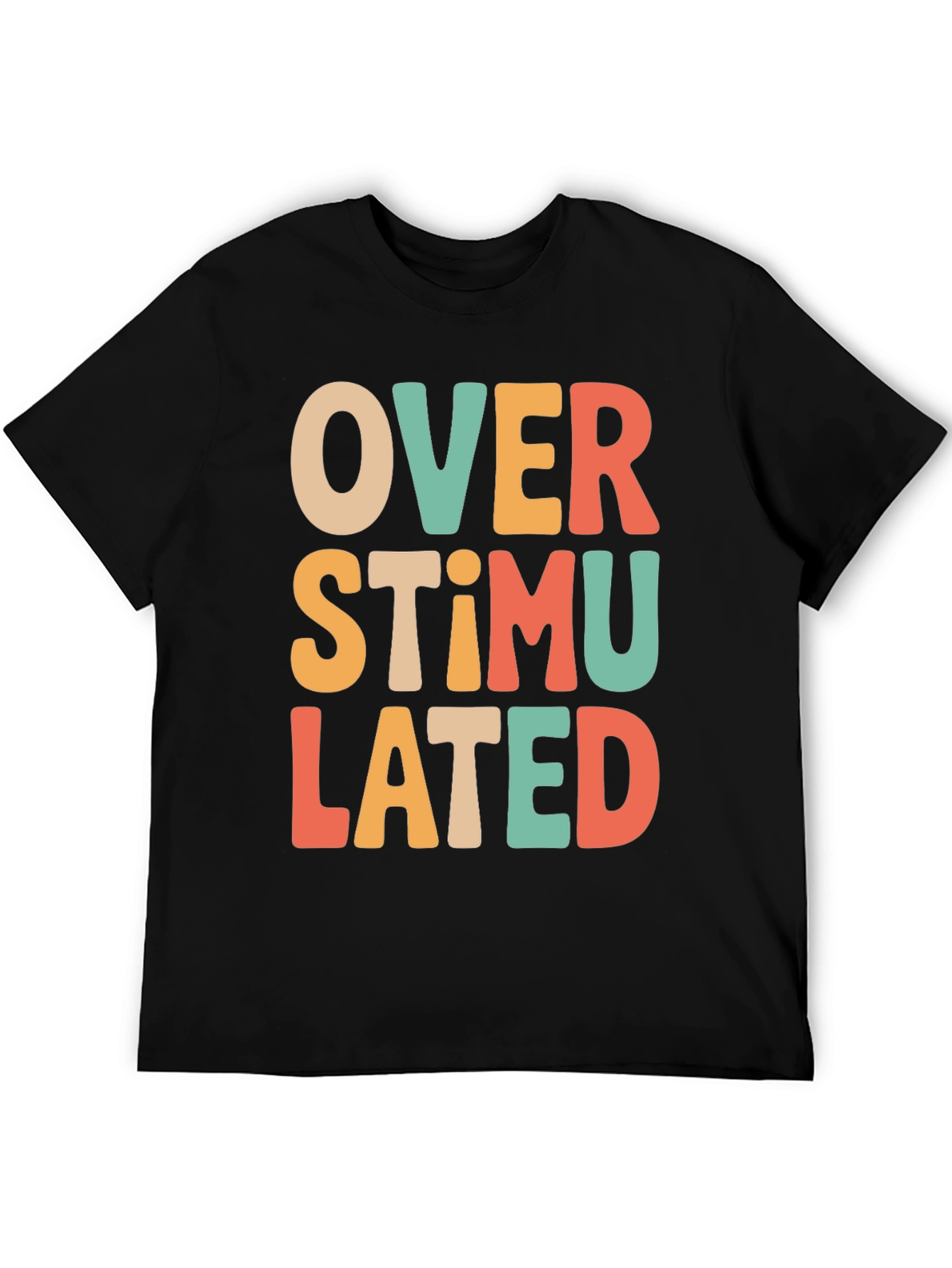 Overstimulated Retro T-Shirt - Comfort & Style