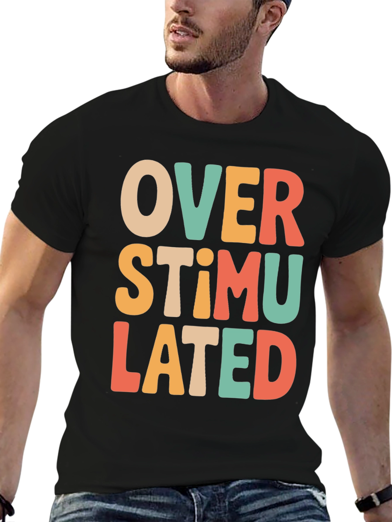 Overstimulated Retro T-Shirt - Comfort & Style