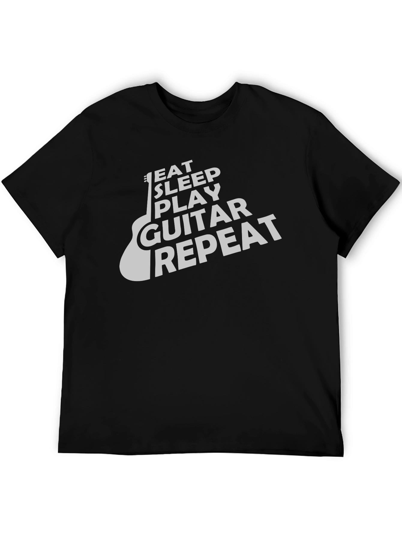 Eat Sleep Play Guitar Repeat Graphic Tee