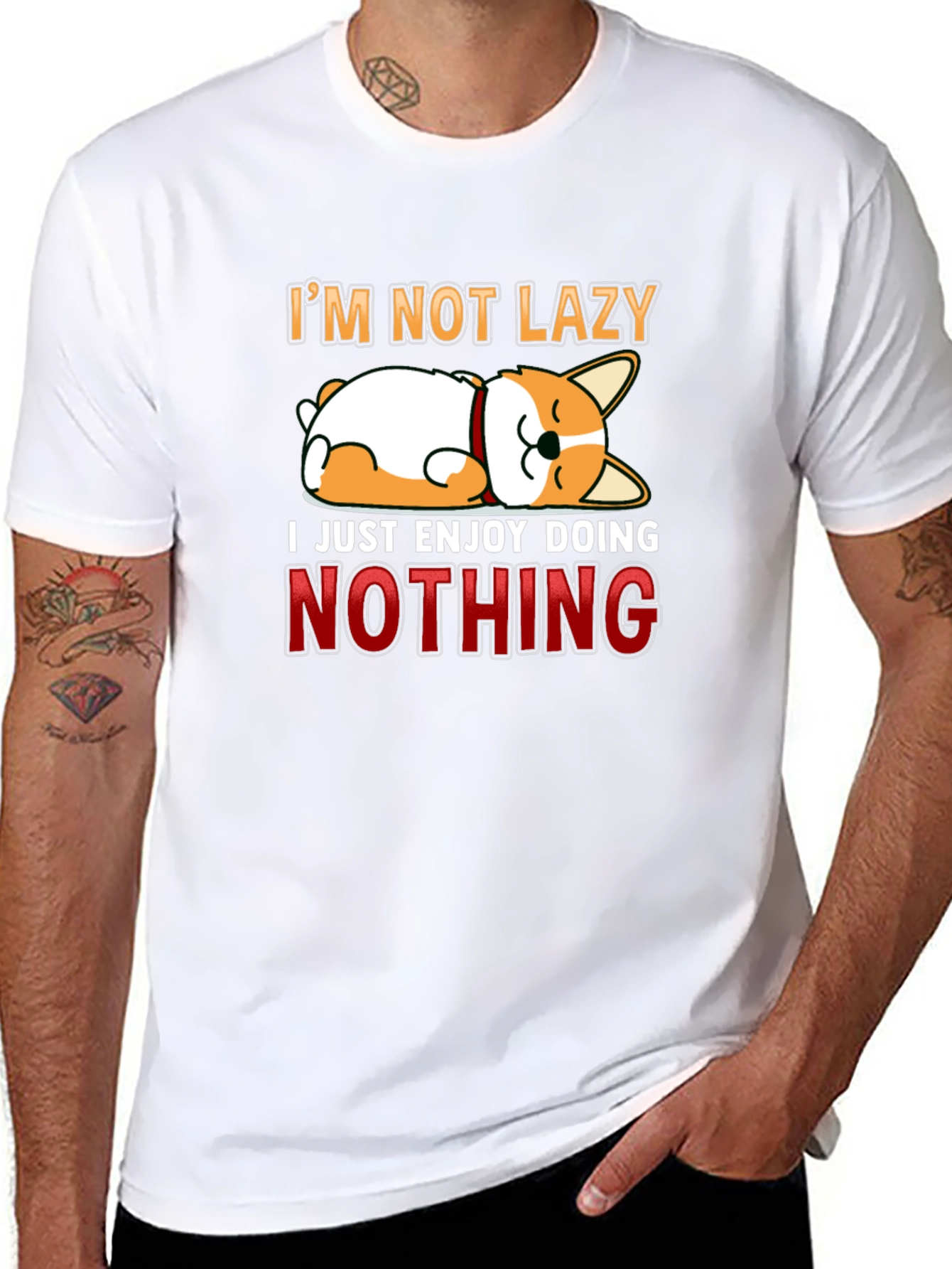 Im Not Lazy Graphic Tee