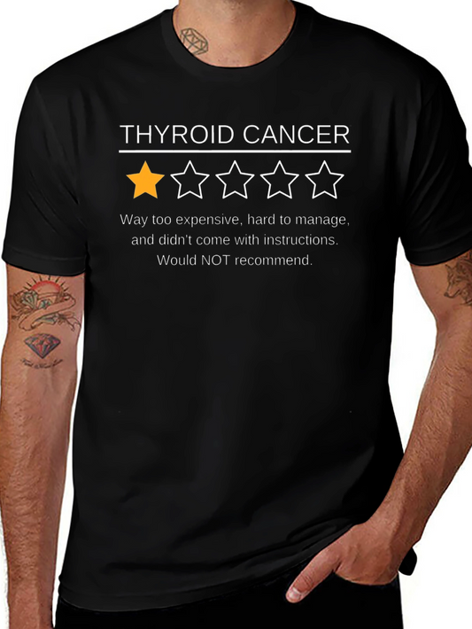 Thyroid Cancer One-Star Review Graphic Tee