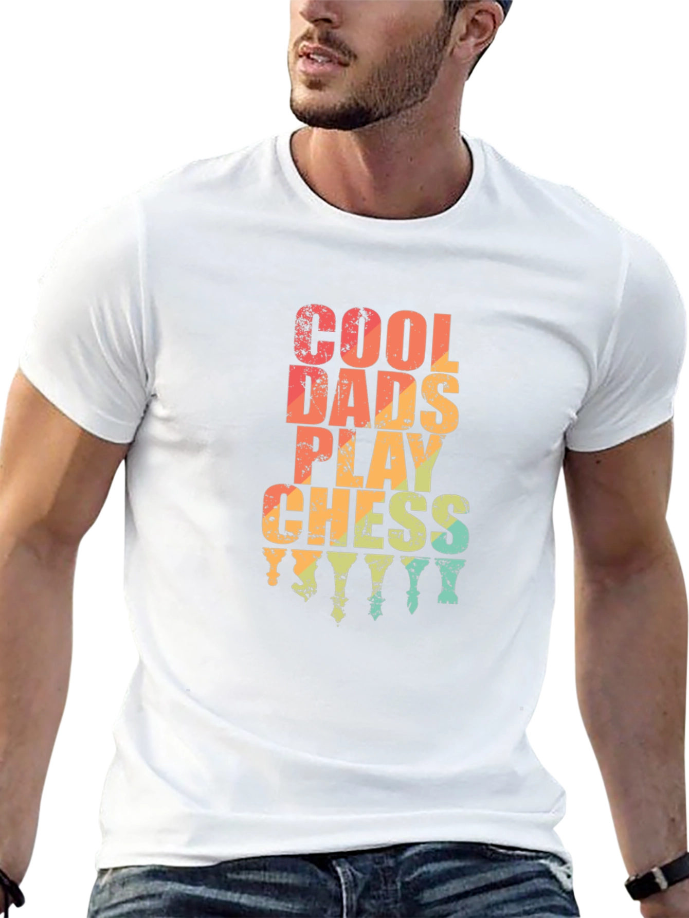 Cool Dads Play Chess Graphic Tee