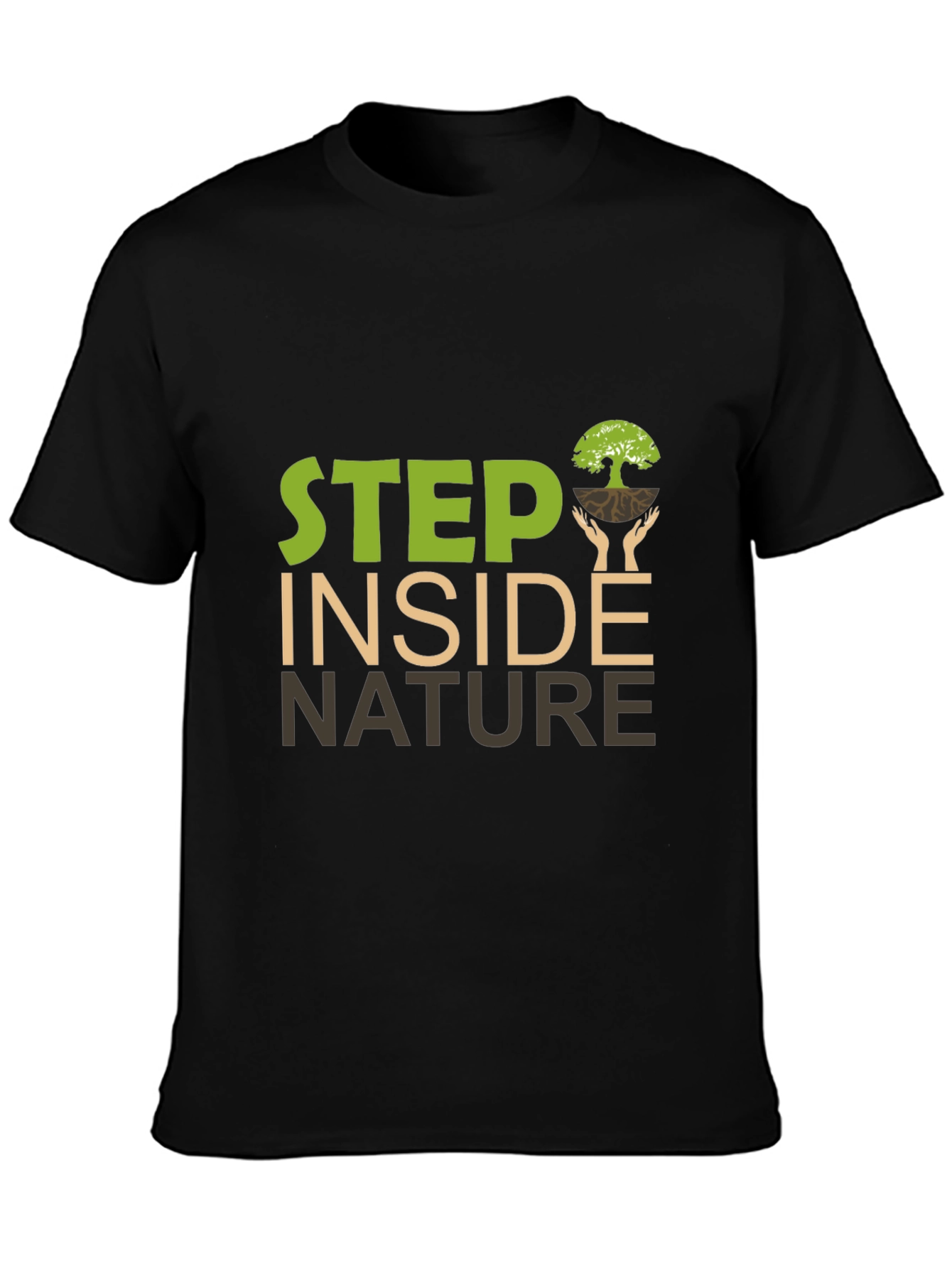 Step Inside Nature Graphic T-Shirt