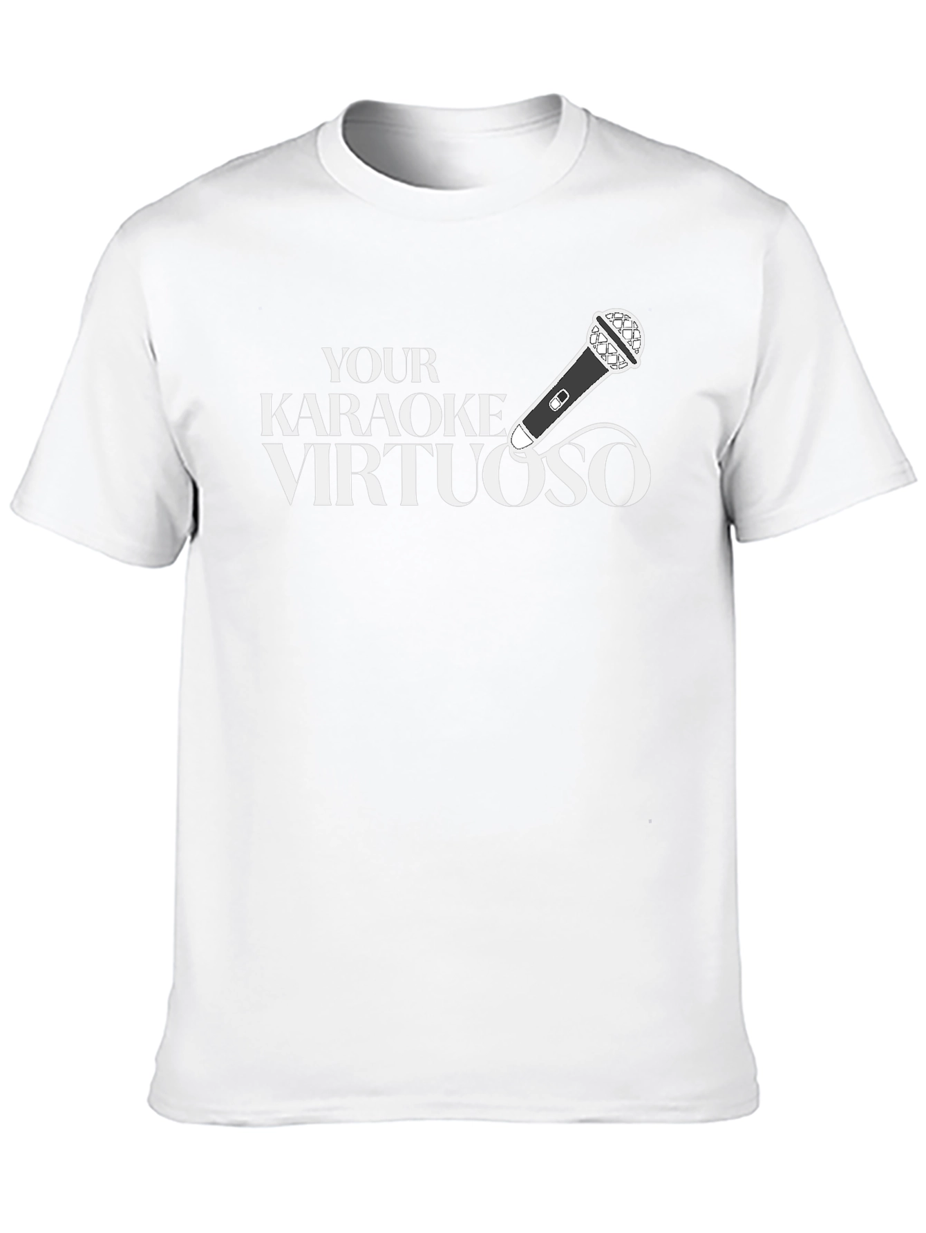 Karaoke Virtuoso Black Graphic T-Shirt