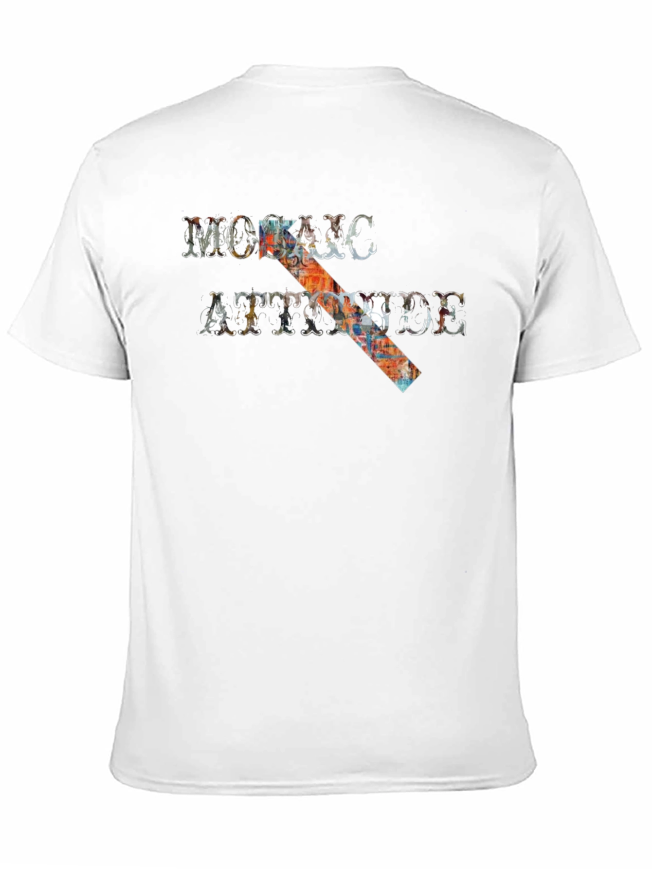 Mosaic Attitude Graphic Tee - Black