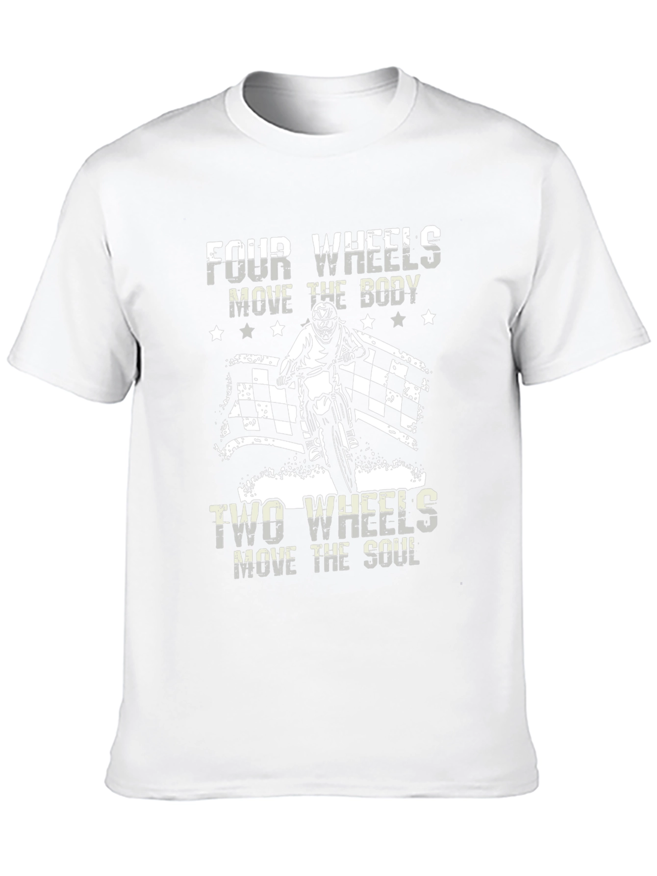 Four Wheels/Two Wheels Graphic Tee