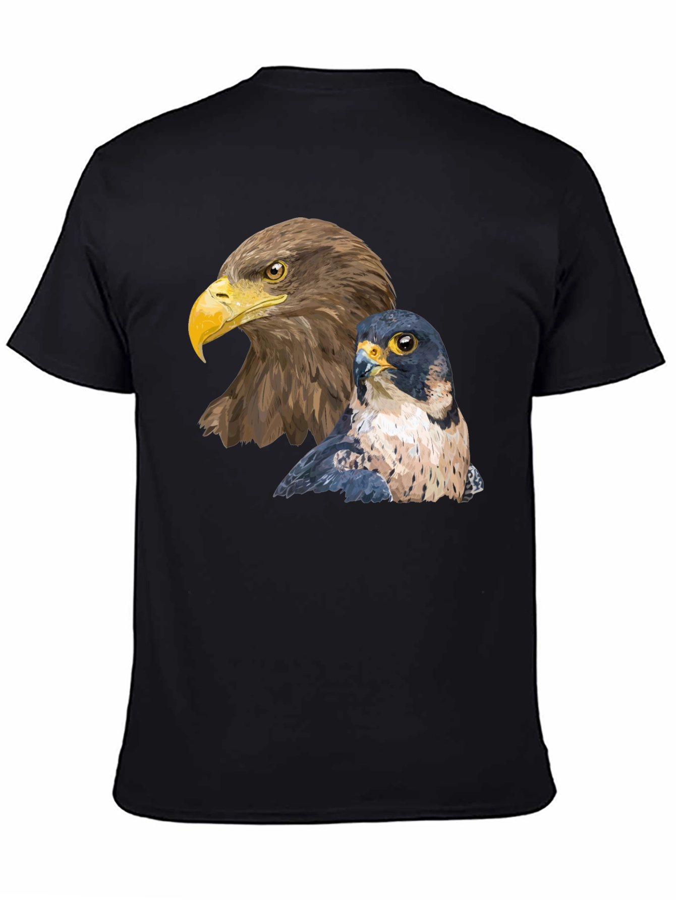 Eagle & Falcon Graphic Black T-Shirt
