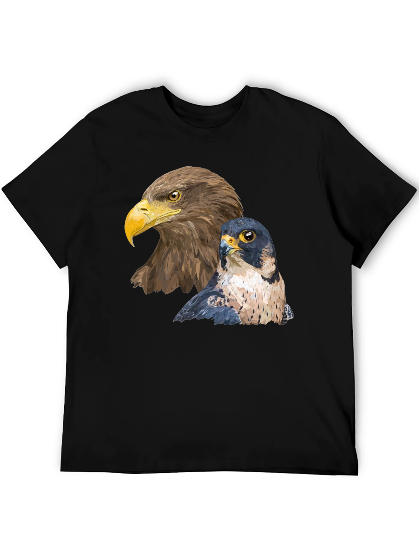 Eagle & Falcon Graphic Black T-Shirt