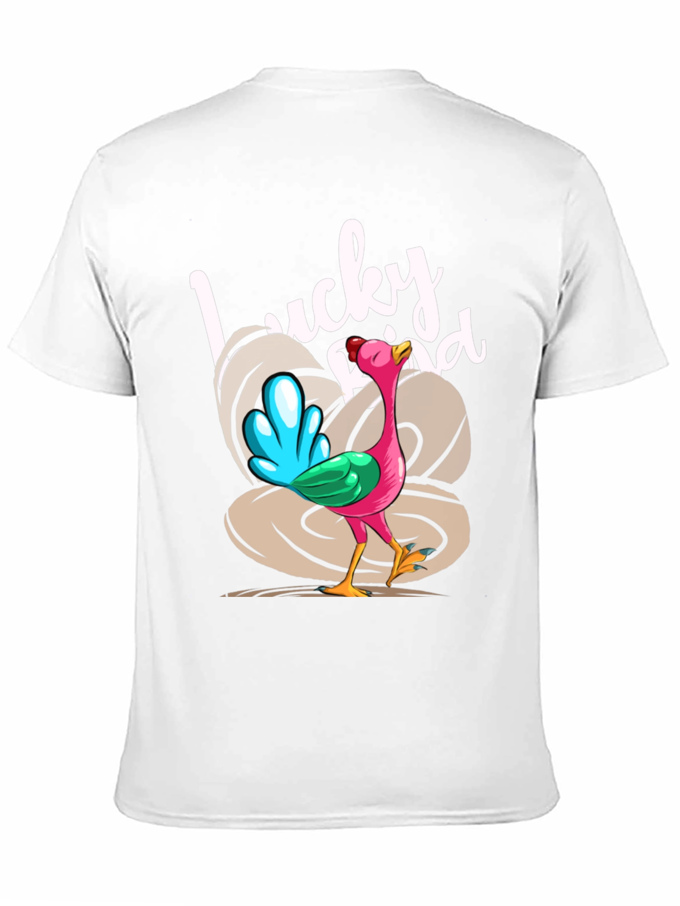 Lucky Bird Graphic Tee - Thanksgiving Humor