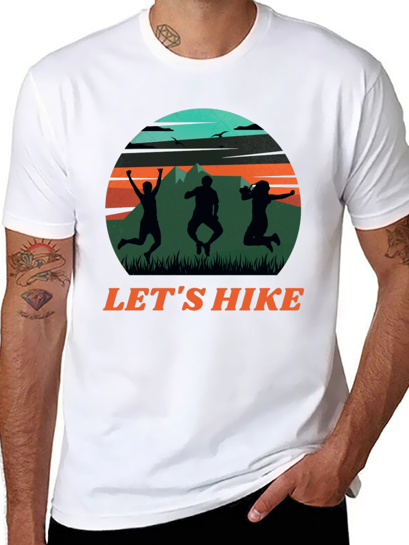 Lets Hike Graphic Tee - Adventure T-Shirt