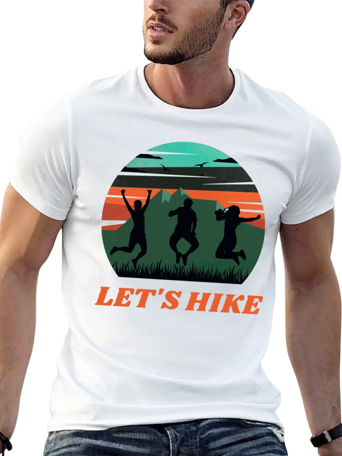 Lets Hike Graphic Tee - Adventure T-Shirt