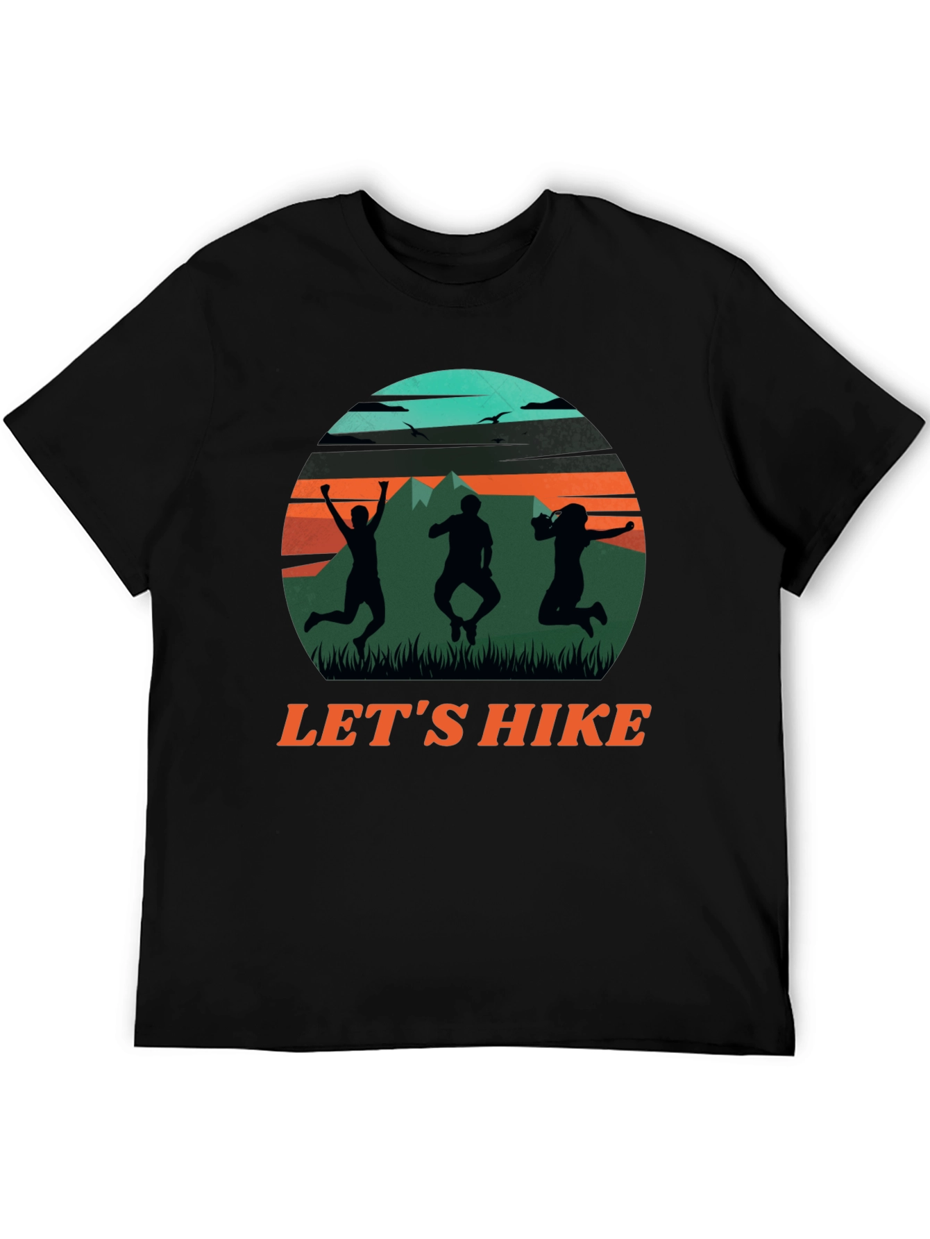 Lets Hike Graphic Tee - Adventure T-Shirt