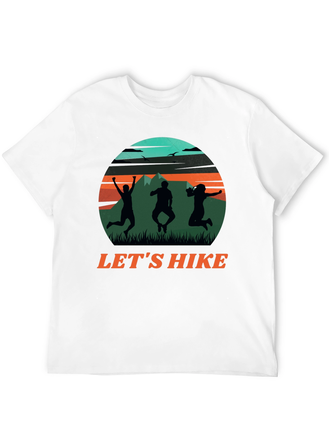 Lets Hike Graphic Tee - Adventure T-Shirt