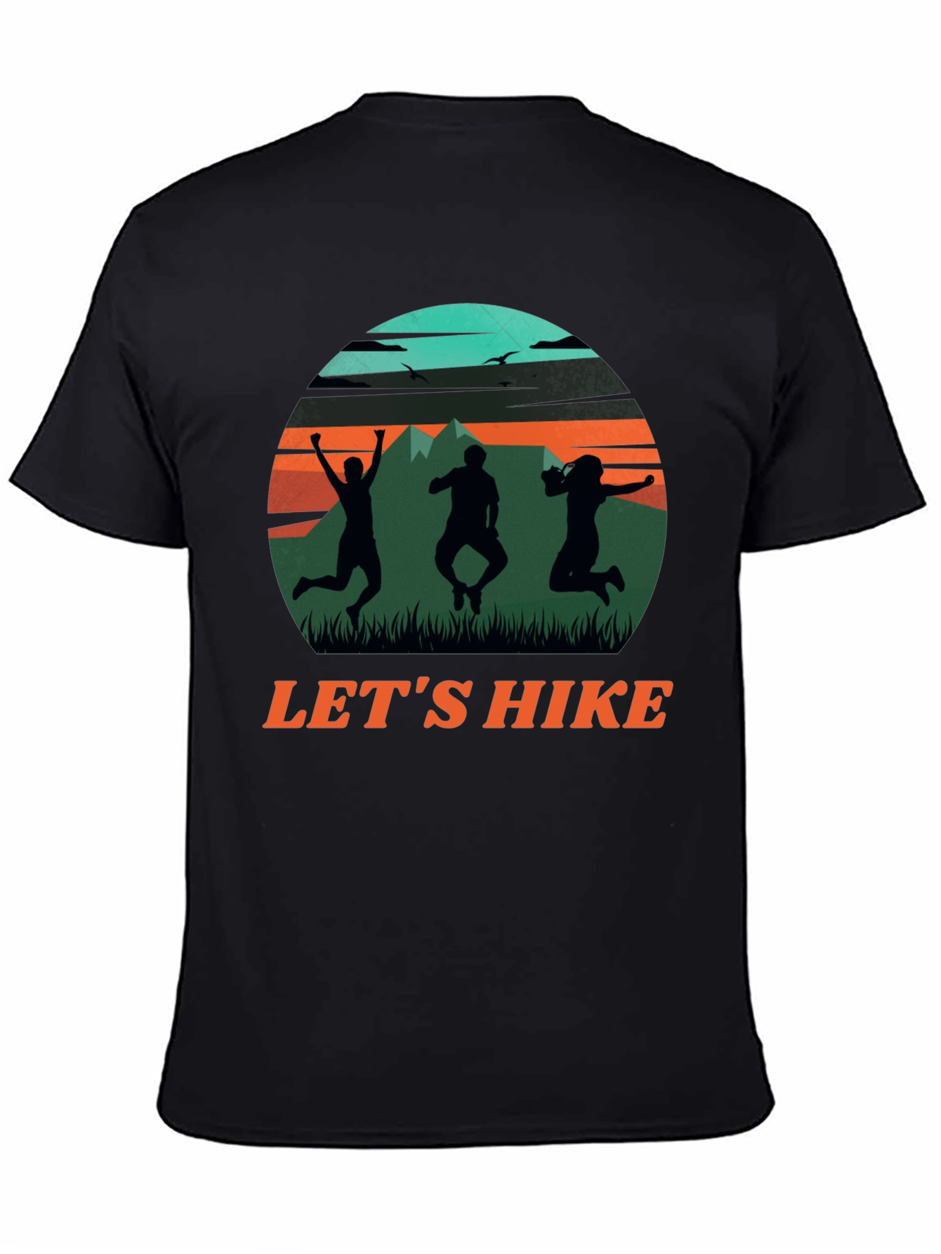 Lets Hike Graphic Tee - Adventure T-Shirt