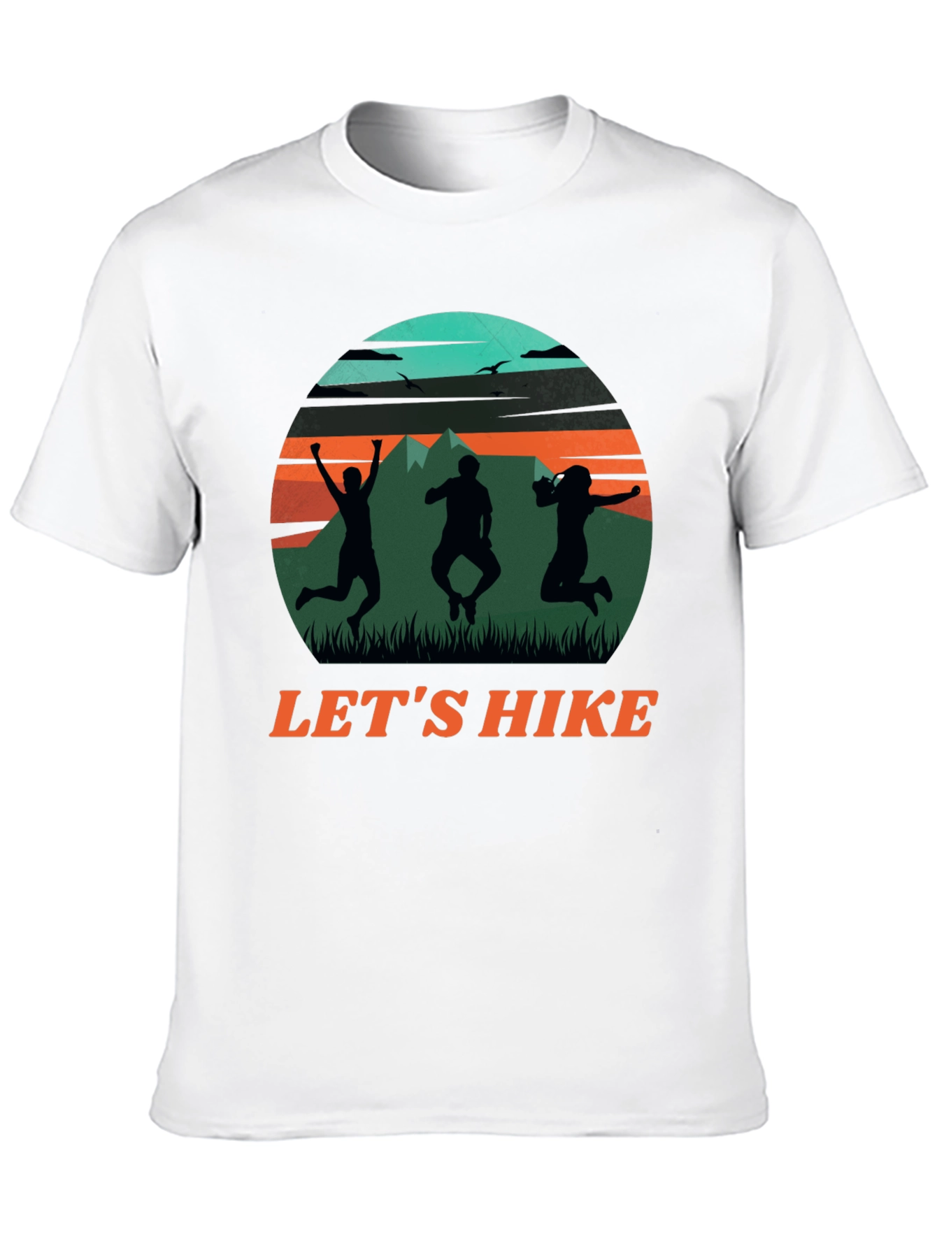 Lets Hike Graphic Tee - Adventure T-Shirt