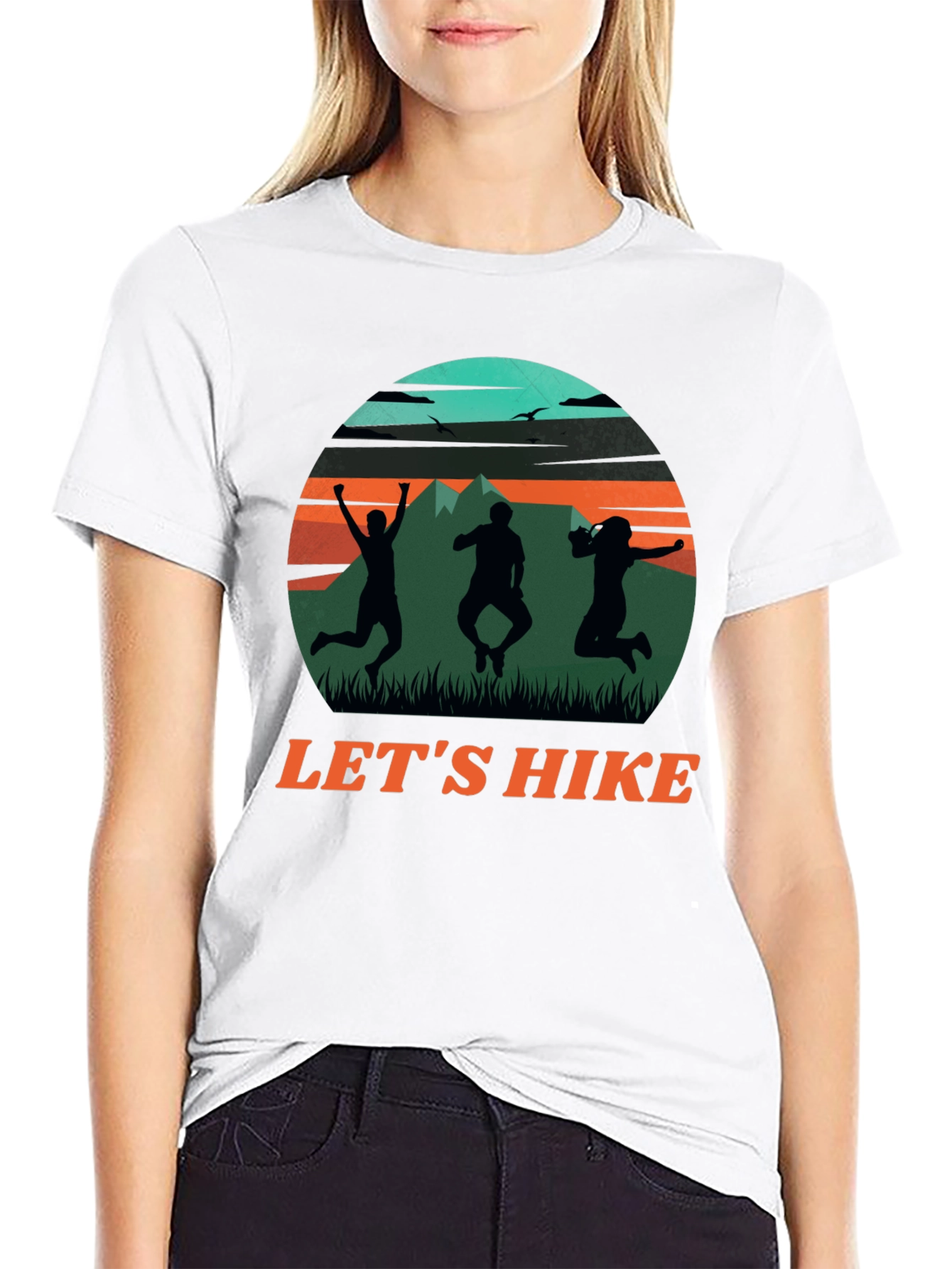 Lets Hike Graphic Tee - Adventure T-Shirt