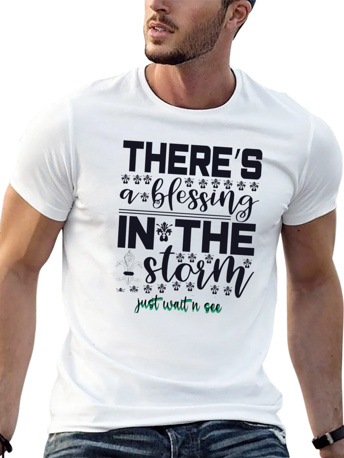 Motivational Graphic T-Shirt: Light in the Storm