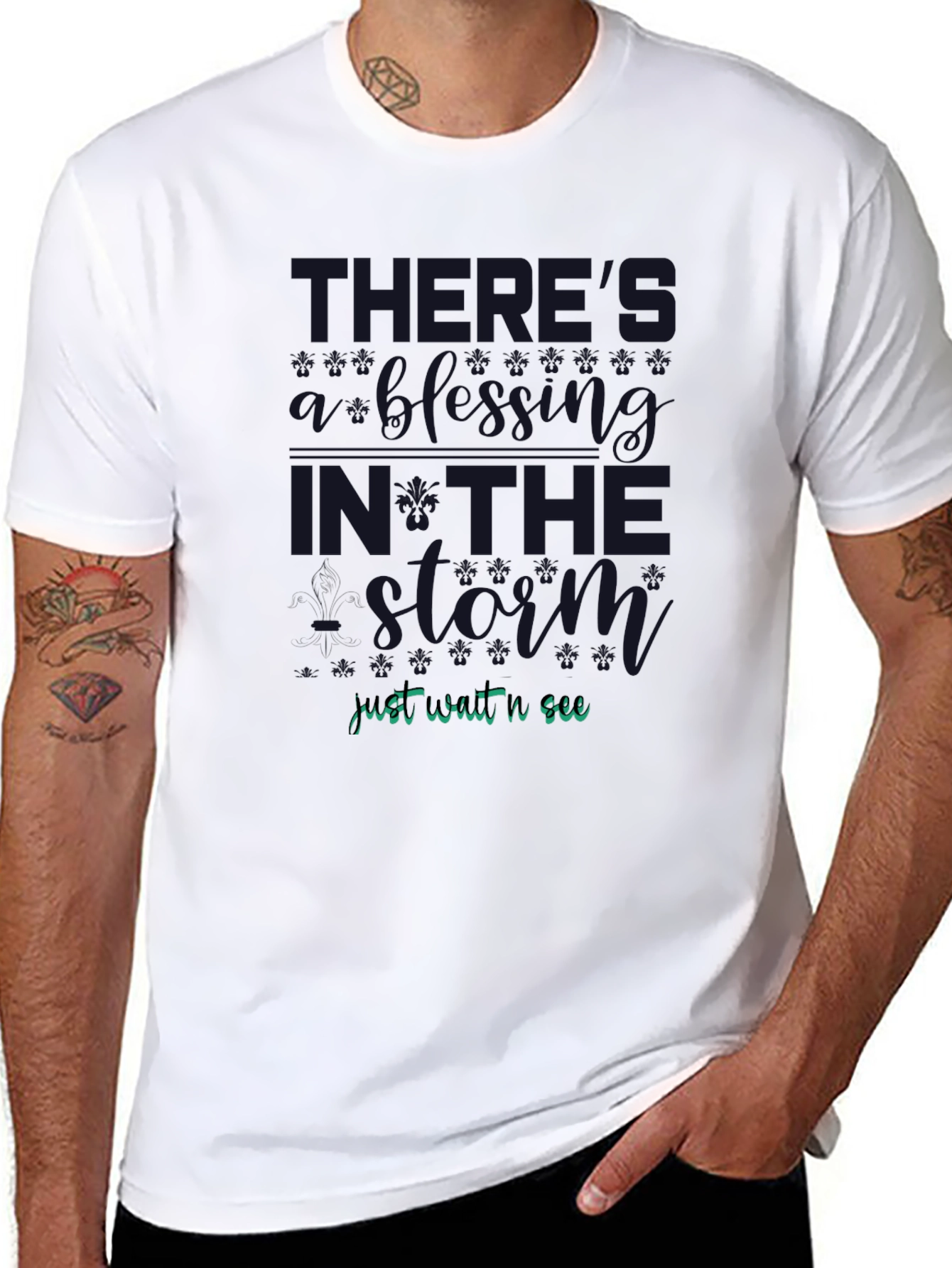 Motivational Graphic T-Shirt: Light in the Storm
