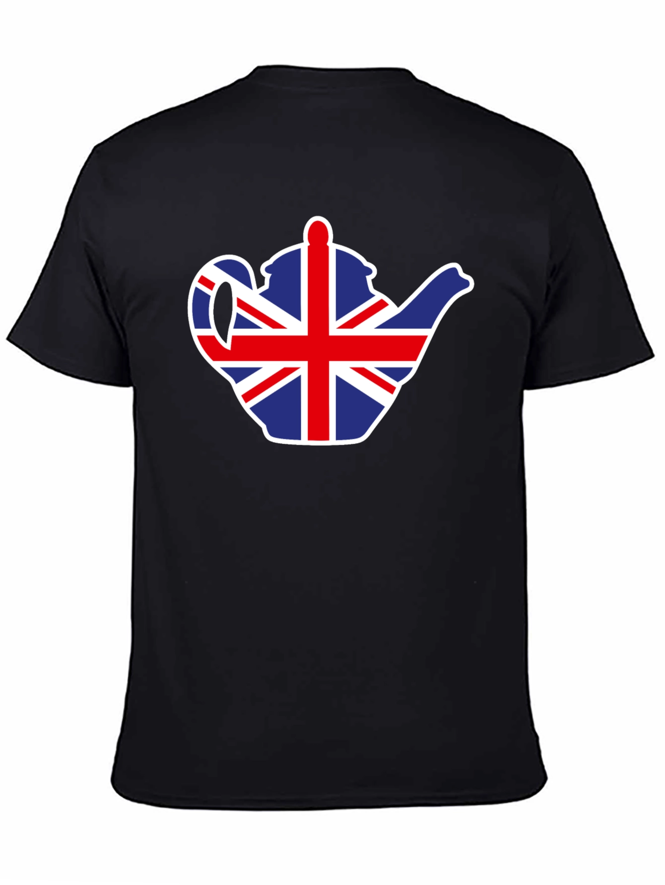 British Teapot Flag Graphic T-Shirt