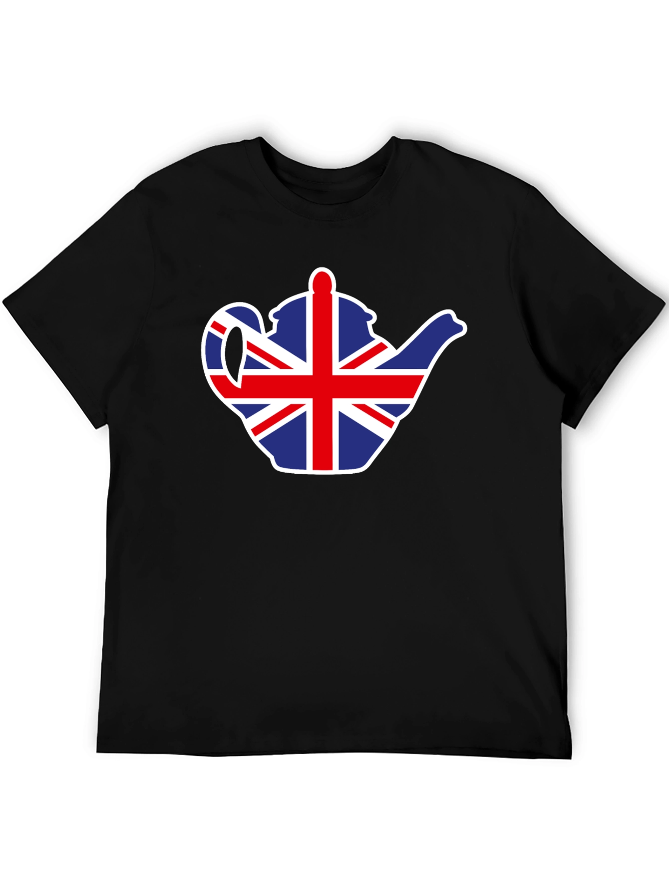 British Teapot Flag Graphic T-Shirt