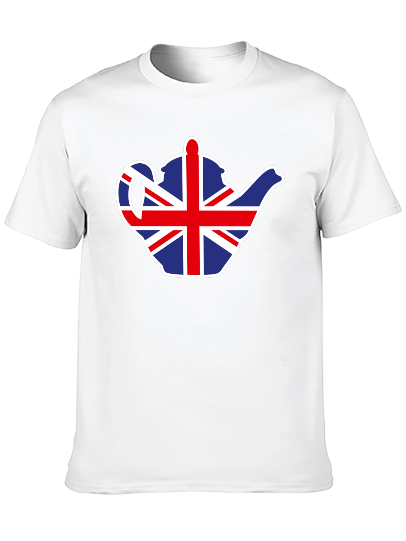 British Teapot Flag Graphic T-Shirt