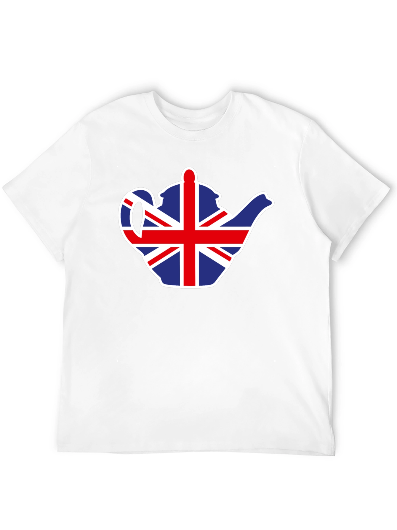 British Teapot Flag Graphic T-Shirt