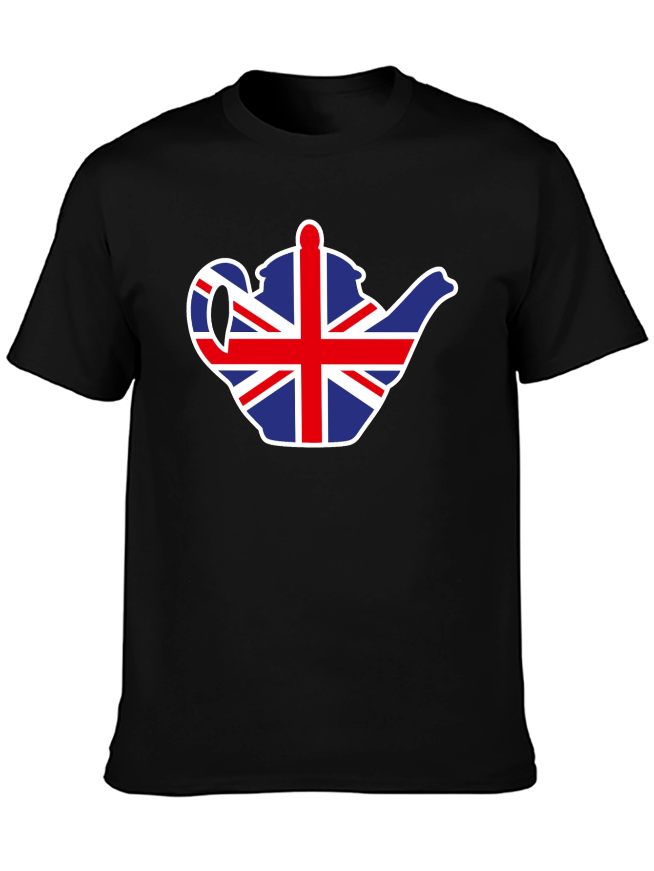 British Teapot Flag Graphic T-Shirt