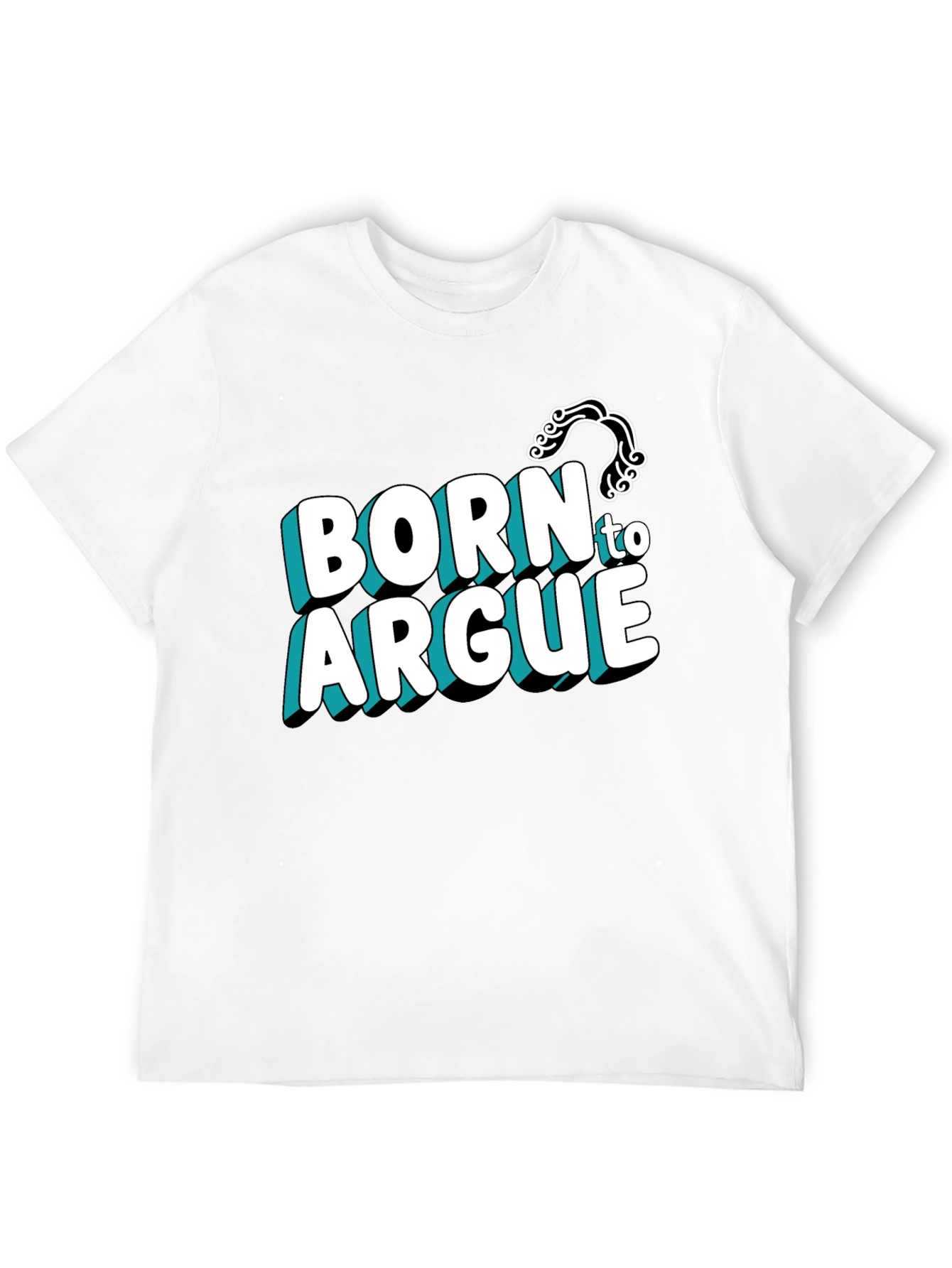Born to Argue Graphic Tee - Black