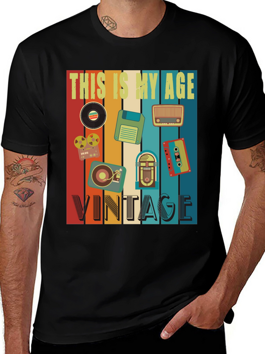 Retro This Is My Age Vintage T-Shirt