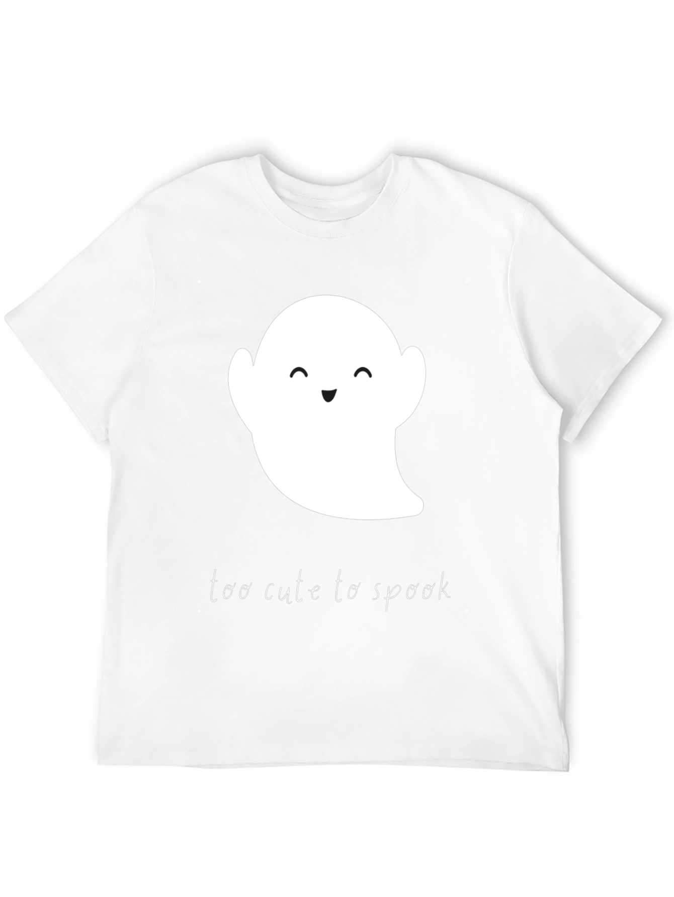 Cute Ghost Halloween Tee: Too Cute to Spook T-Shirt