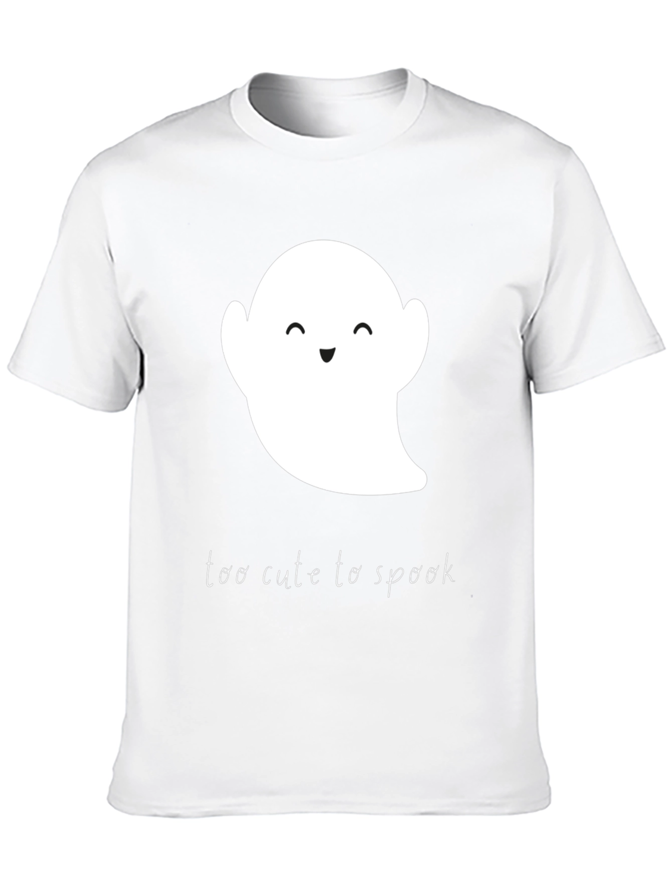 Cute Ghost Halloween Tee: Too Cute to Spook T-Shirt