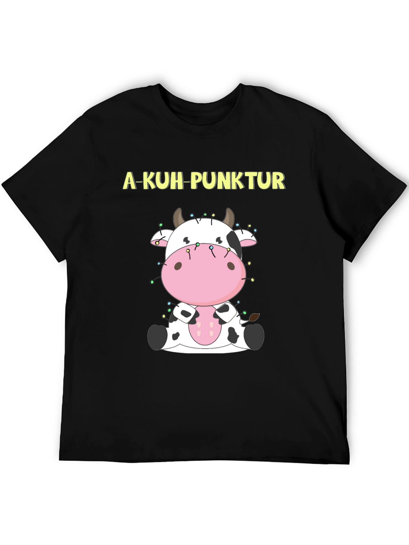 A-Kuh-Punktur Cow Cartoon Tee