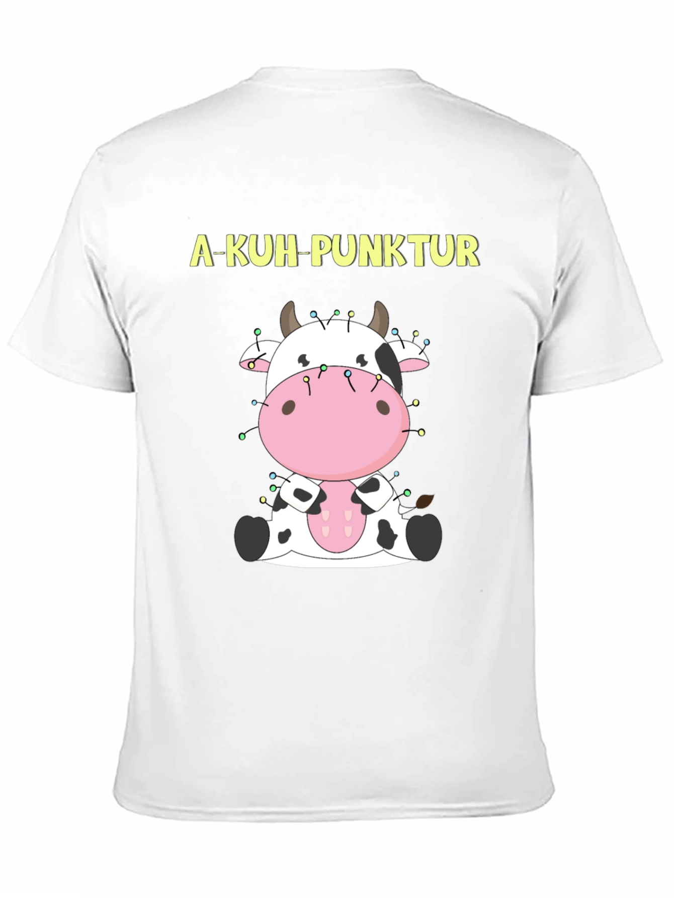 A-Kuh-Punktur Cow Cartoon Tee