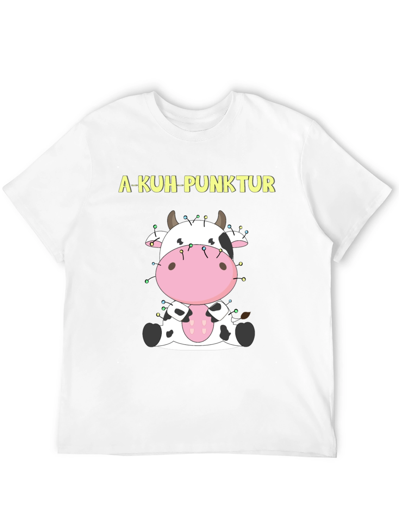 A-Kuh-Punktur Cow Cartoon Tee