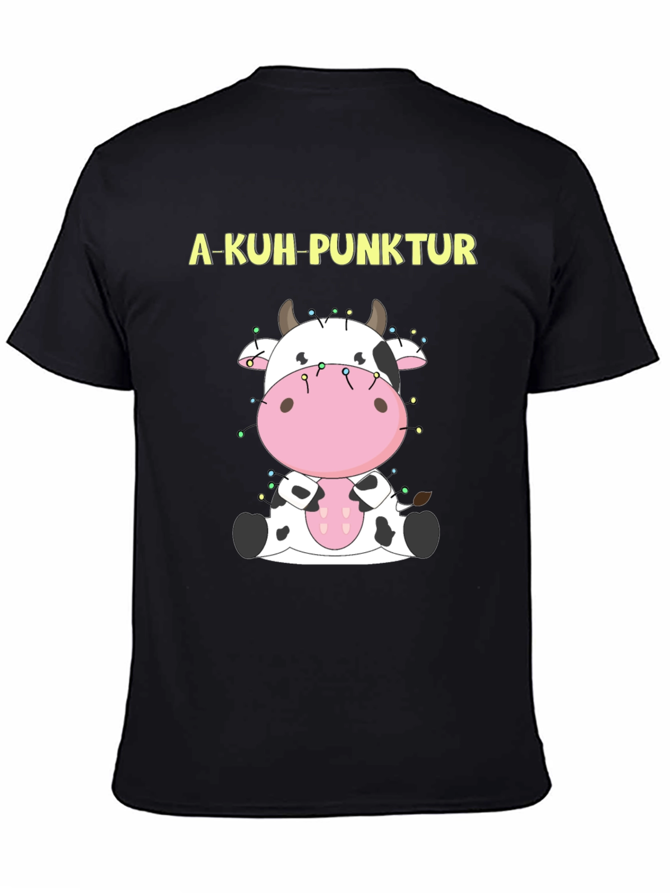 A-Kuh-Punktur Cow Cartoon Tee