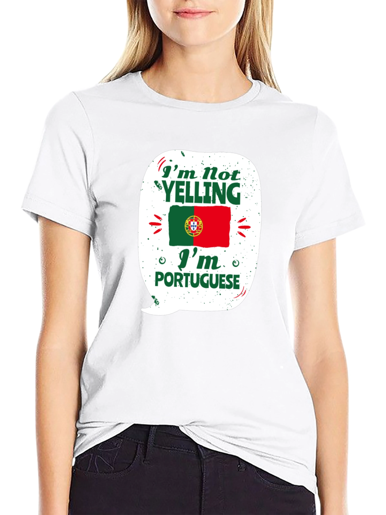 Portuguese Pride T-Shirt - Im Not Yelling