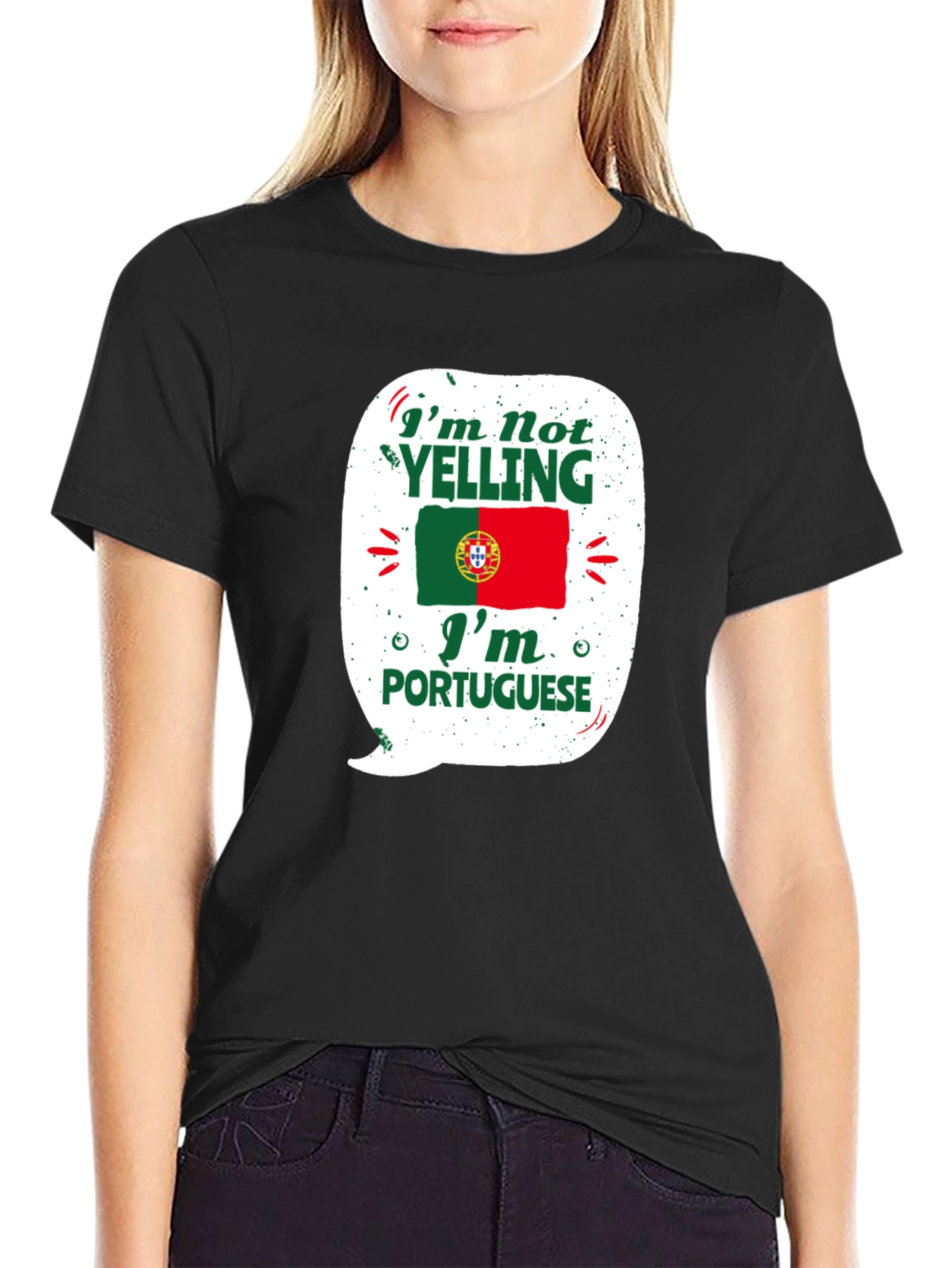 Portuguese Pride T-Shirt - Im Not Yelling