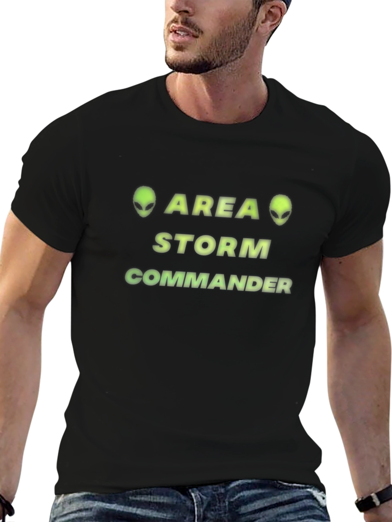 Area Storm Commander Alien Graphic T-Shirt