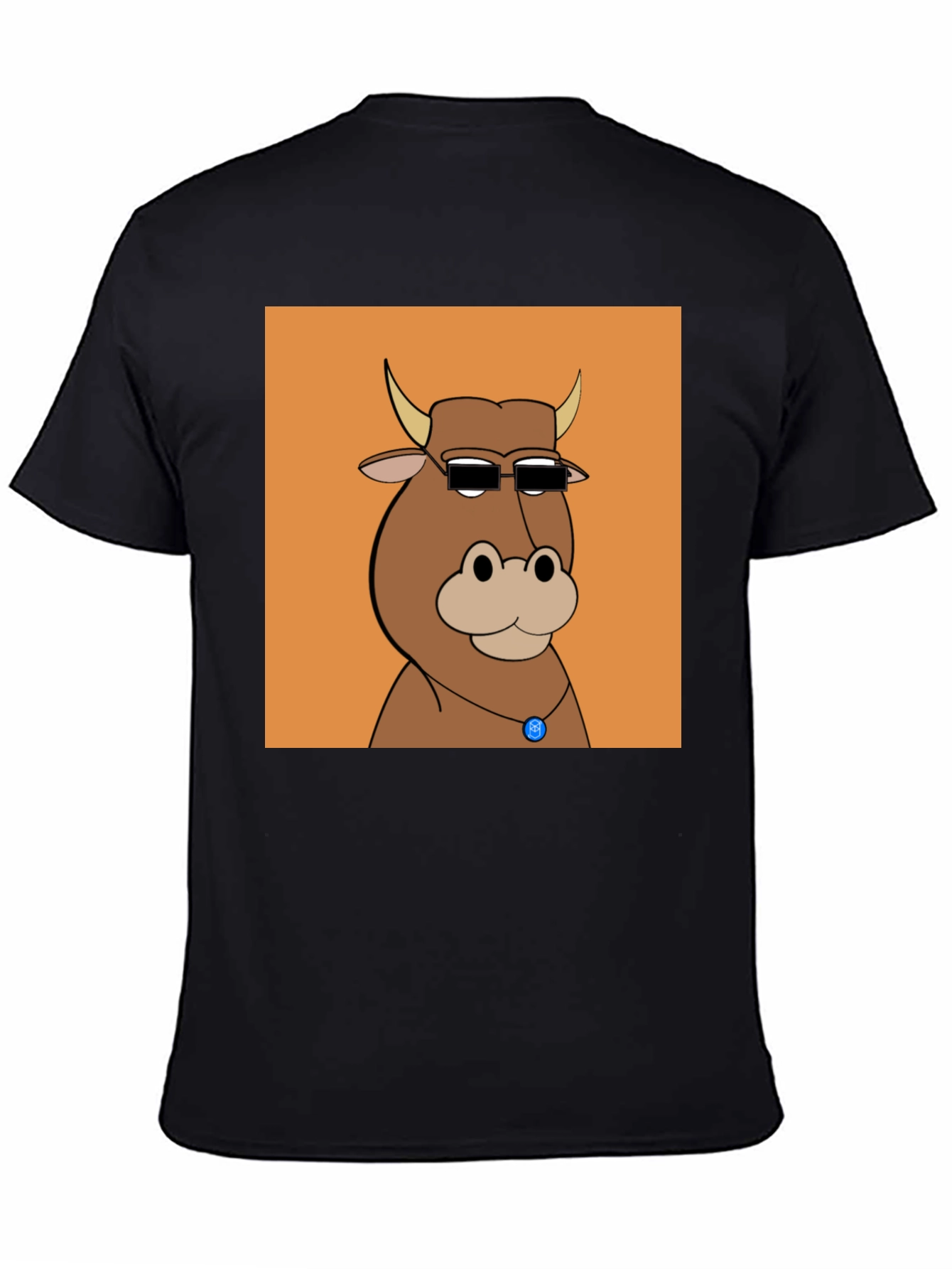 Cool Cartoon Cow Graphic Tee