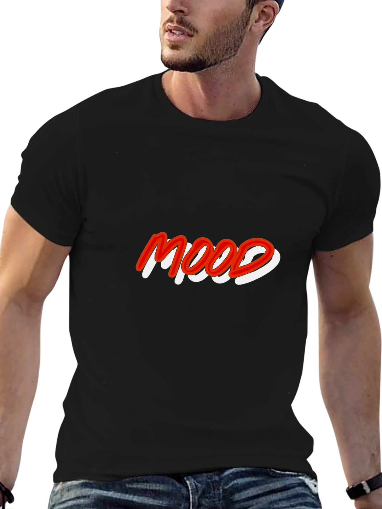 Mood Graphic T-Shirt - Black