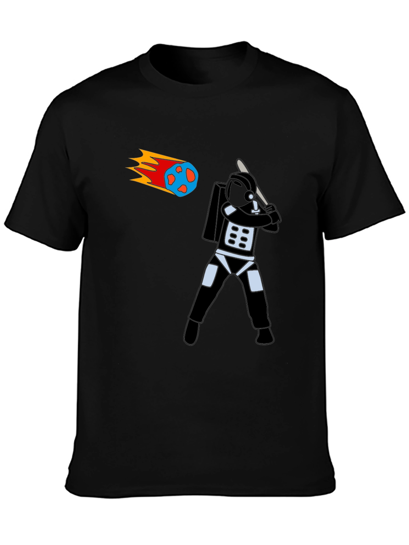 Space Slugger Tee - Meteor Baseball!