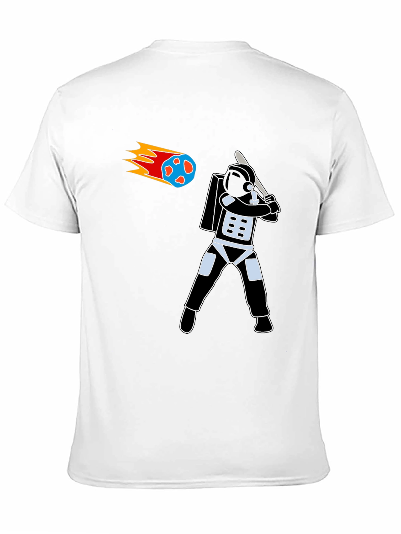 Space Slugger Tee - Meteor Baseball!