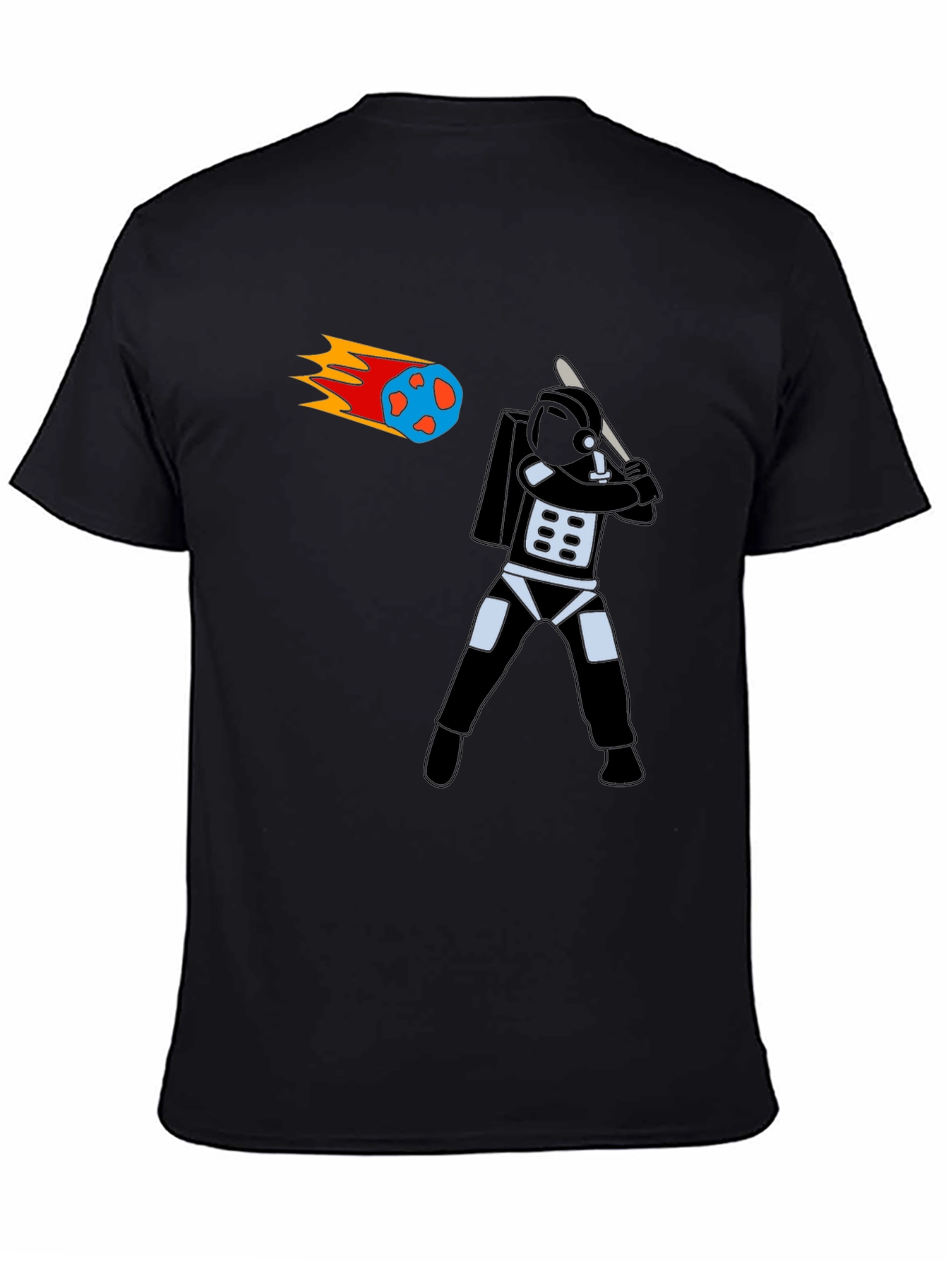 Space Slugger Tee - Meteor Baseball!